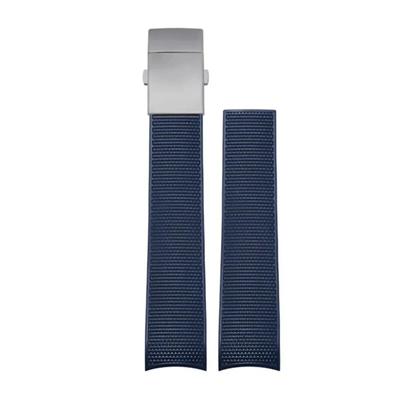 21MM Rubber Silicone Watch Strap Waterproof Watchband for Longines Strap for Conquest HydroConquest L3 Black Accessories