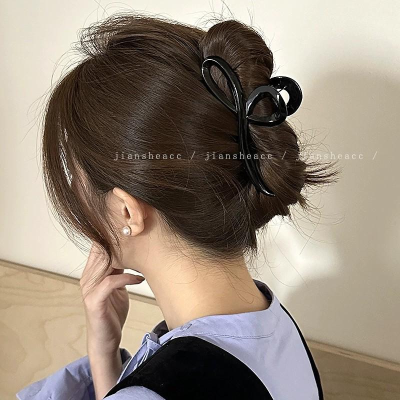 Корейская большая заколка-краб для волос для женщин - Элегантная и простая