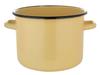 Simple Smooth Enamel Pot 22cm 6L Cream