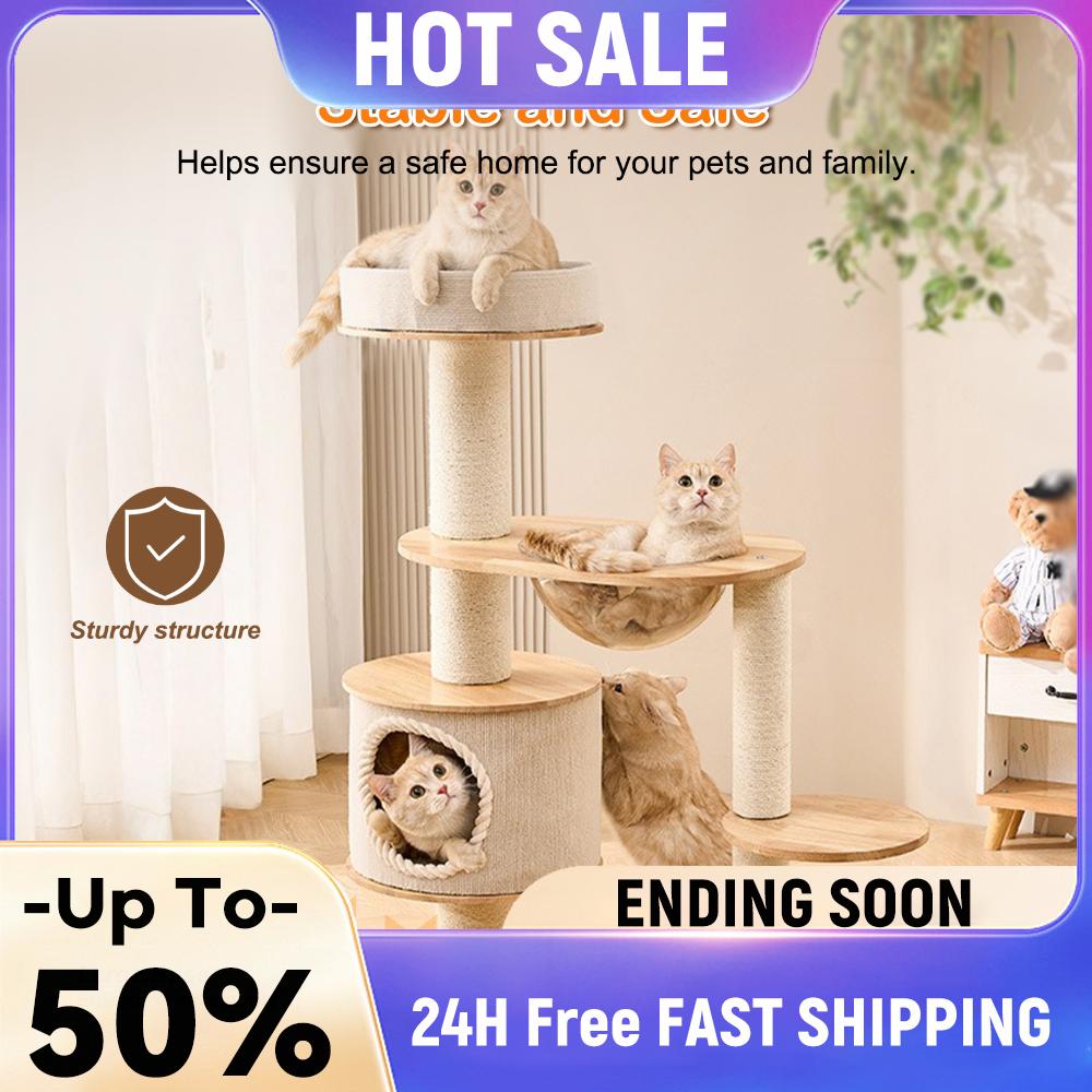 Cat Jumping Platform Wear Resist Unique Nest Jumping Platform Breathable Pet Supplies Climbing Frame United States