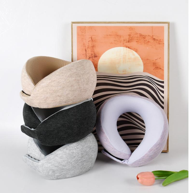 New Arrival Travel Kids Neck Pillow Memory Foam Velcro Strap Compression Fashionable Design Hot Selling