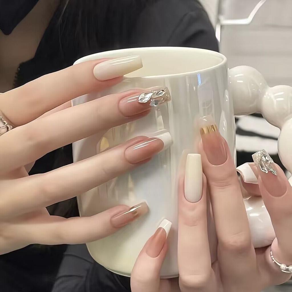 Pure Hand-made Phototherapy Wearable Nail Tablets and Gentle Wearable Nail Finished Products Reusable Nail Patches