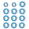 TRZX 12-Piece Bearing Set Upgrade Parts for Tamiya Blackfoot RC Car