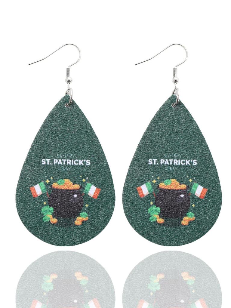 Stylish PU Leather Earrings: Creative Designs & Shapes