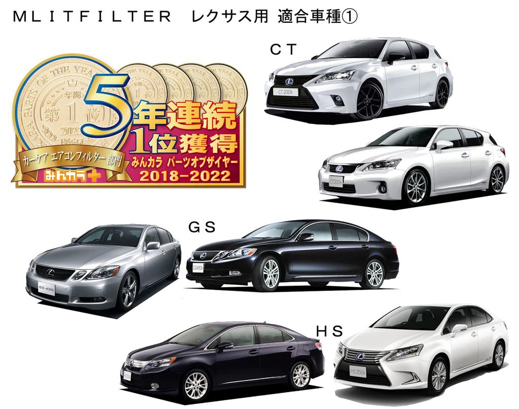 Emrit Filter Air Conditioner Filter Pollen and Lexus-specific D-010_LEXUS Protection, Antibacterial, Antifungal, Odor-Resistant