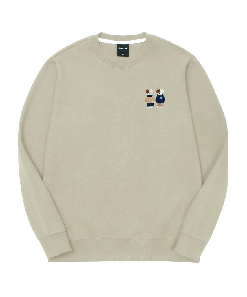 OKSTAR Mini Me Friends Brodog Embroidered Double-Sided Sweatshirt (Type C)