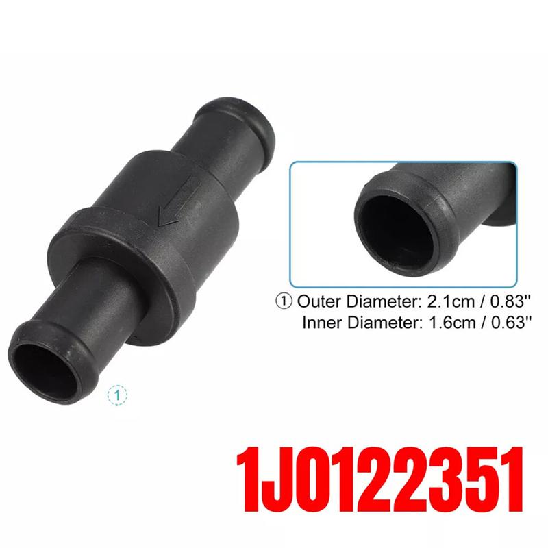 Car Engine Coolant Hose Connector For GOLF MK4 For PASSAT B6 For A3 OEM Part Number 1J0122351 Replacement Car Accessories