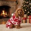 Vêtements de Noël en Peluche Chaude pour Chien Vêtements d'Hiver pour Chien Cerf Manteau à Quatre Pattes pour Chien Vêtements d'Extérieur