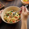 2 In 1 Outdoor Titanium Spoon Camping Tableware Portable Bottle Opener Camping Picnic Dinner Spork Fork For Travel Backpacking