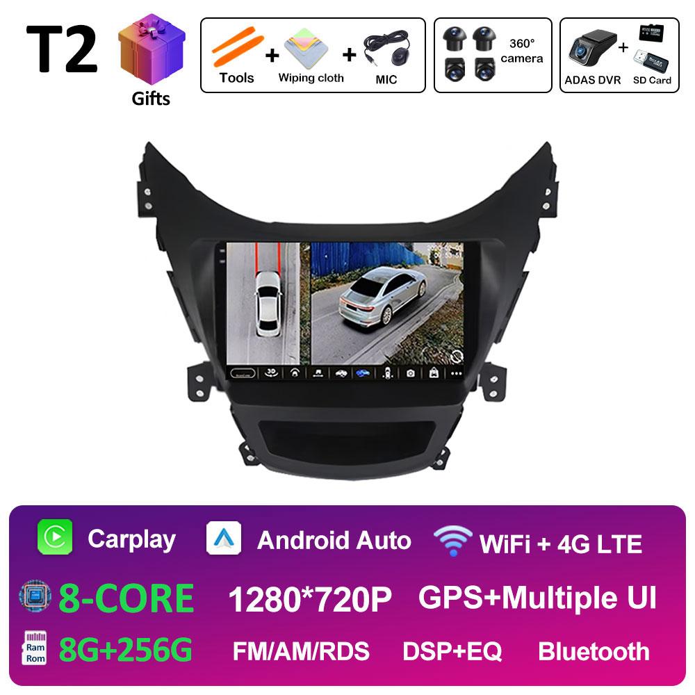 For Hyundai Elantra Avente I35 2011 2012 2013 2014 2015 Cooling Fan Car Video Radio Multimedia Player GPS Navigation Accessories