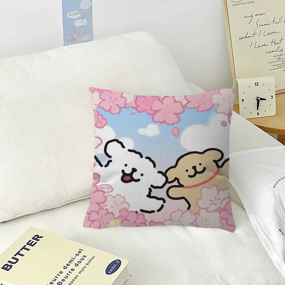 Cartoon Line Dog  Cushion Cover Decorative Pillow Sofa Home Decor case pillow cases