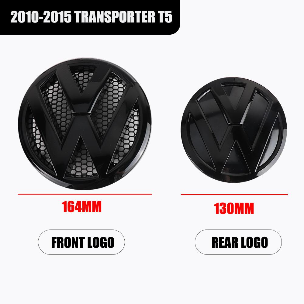 XYZ1 1/2pcs Car Front Rear Trunk Logo Emblem Badge Sticker Decoration For Volkswagen VW Transporter T5 2010 2011 2012 2013 2014 2015
