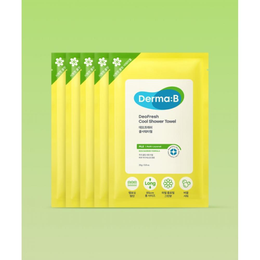 Dermab Deofresh Прохладное полотенце для душа 25 г x 5 NONE