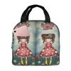 Girls Gorjuss Insulated Lunch Bag for Women Office Cooler Thermal Food Box Tote Portable Lunch Boxes Container