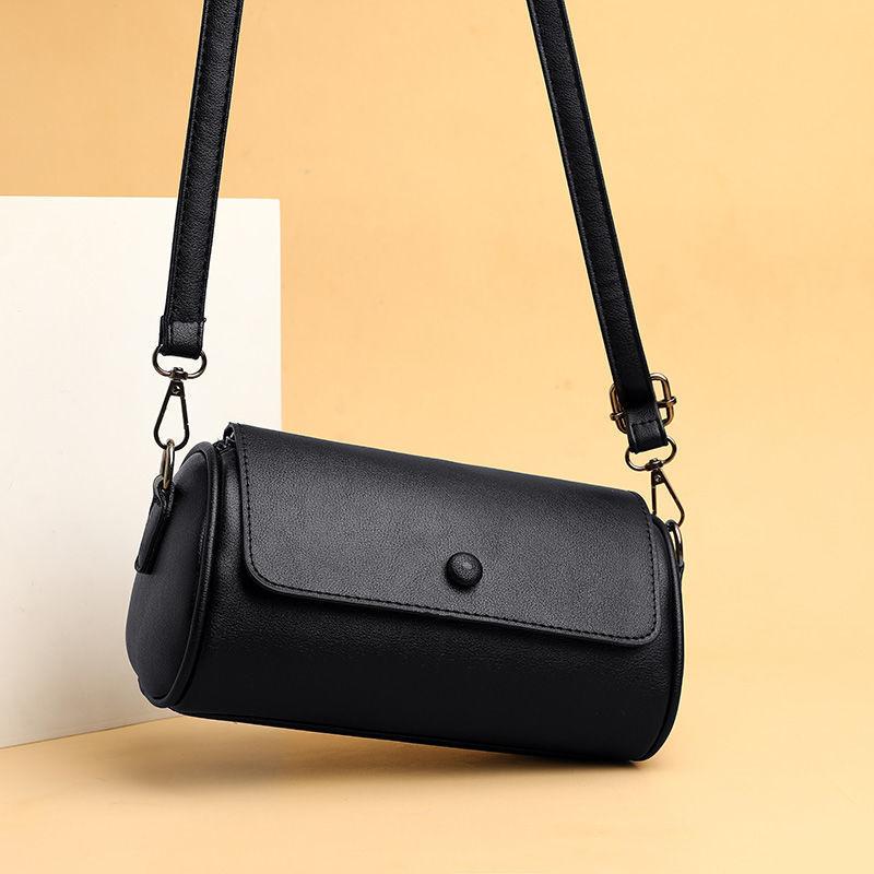 Damen Tasche 2025 Neu Trendig Zylinder Vielseitig Schulter Umhängetasche Damen Atmosphärisch Mode Tasche