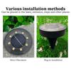 IP68 Wasserdichte LED Außen Solarstrom Bodenleuchte Beleuchtungssteuerung Weg Deckleuchten Hof Auffahrt Rasen Garten Dekoration Lampe