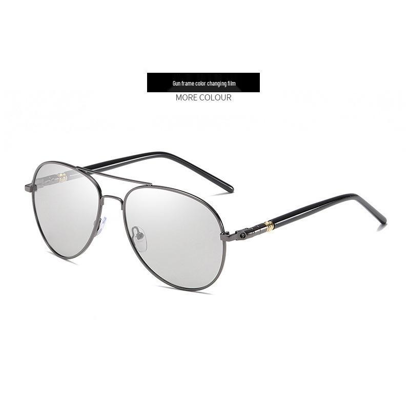 High-End Polarized Wayfarer Sunglasses for Men - Photochromic Lenses for Day and Night Driving