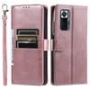 Cover for Xiaomi Redmi Note 10 Pro 4G Retro PU Leather Flip Wallet Phone Case Multi Card Slots