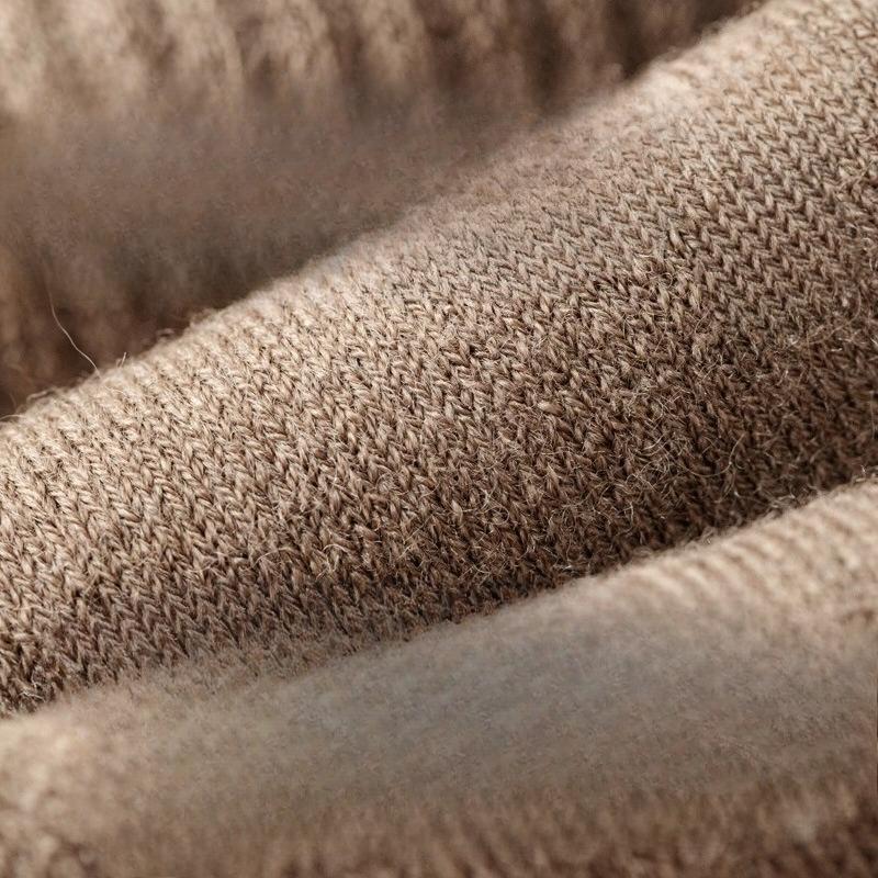 Men's Socks, Winter Warm Wool Socks, Anti-odor and Antibacterial Socks, Versatile Black Long Socks for Autumn and Winter