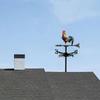 Chicken Weathervane Metal Outdoor Wind Direction Guide for Rooftop