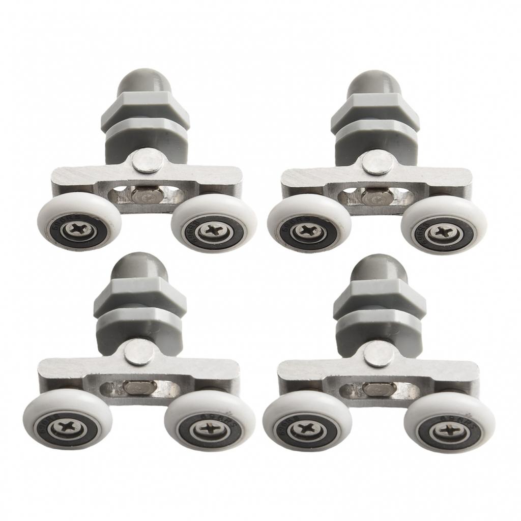 Shower Door Rollers 4pcs Accessories Bathroom Household
