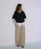 LAMEREI Natural Curved Cotton Pants[Lmbfsppt505]-2Color