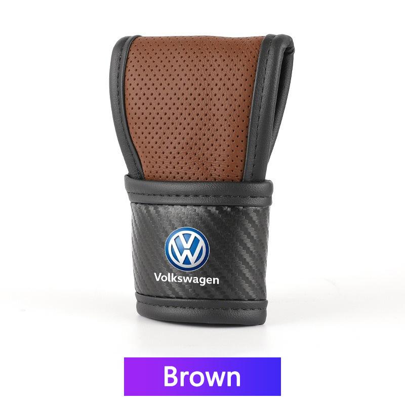 Pro VOLKSWAGEN VW Pro VW Volkswagen Auto Kryt na řadicí páku z kůže Kryt řadicí páky Dekorace rukojeti řazení Vhodné pro manuální automatickou převodovku Sh