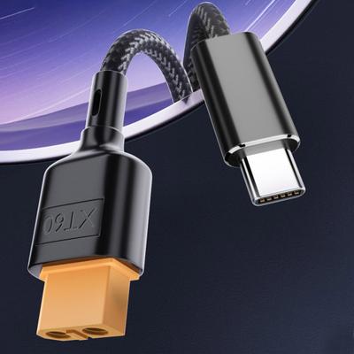 Ladekabel-Adapter auf Typ-C 100W XT60 Ladekabel Strom Schnelle Geschwindigkeit Netzteil Ladegerät Verlängerungskabel