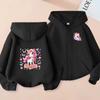Girls Boy Leisure Sweatshirt Coat Children's Pretty Girl Pink Gift Charming Unicorn Cardigan Hoodies Kawaii Zipper Style