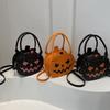 Halloween Funny Pumpkin Crossbady Bag Shoulder Bags for Woman Versatile Bolsos mujer Spider Web Sac Femme Personalized Bolsas