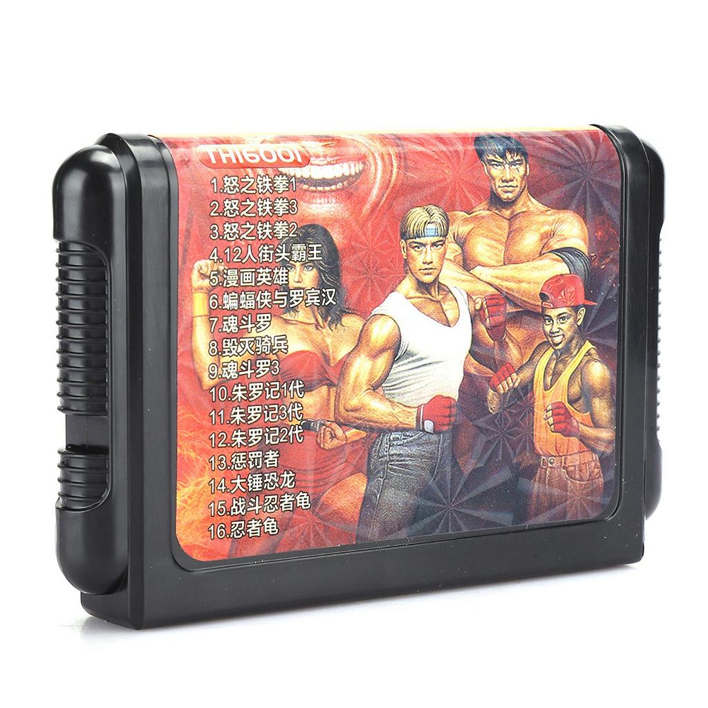 Φορητή Κάρτα Παιχνιδιού 16-Bit Μεγάλης Χωρητικότητας για Sega Gamepad Αξεσουάρ ΠαιχνιδιώνTH16003