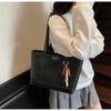 Ladies Large Capacity Shoulder Bags Vintage Commuting Underarm Bags Solid Color Casual Handbag Women High Quality Tote Bag