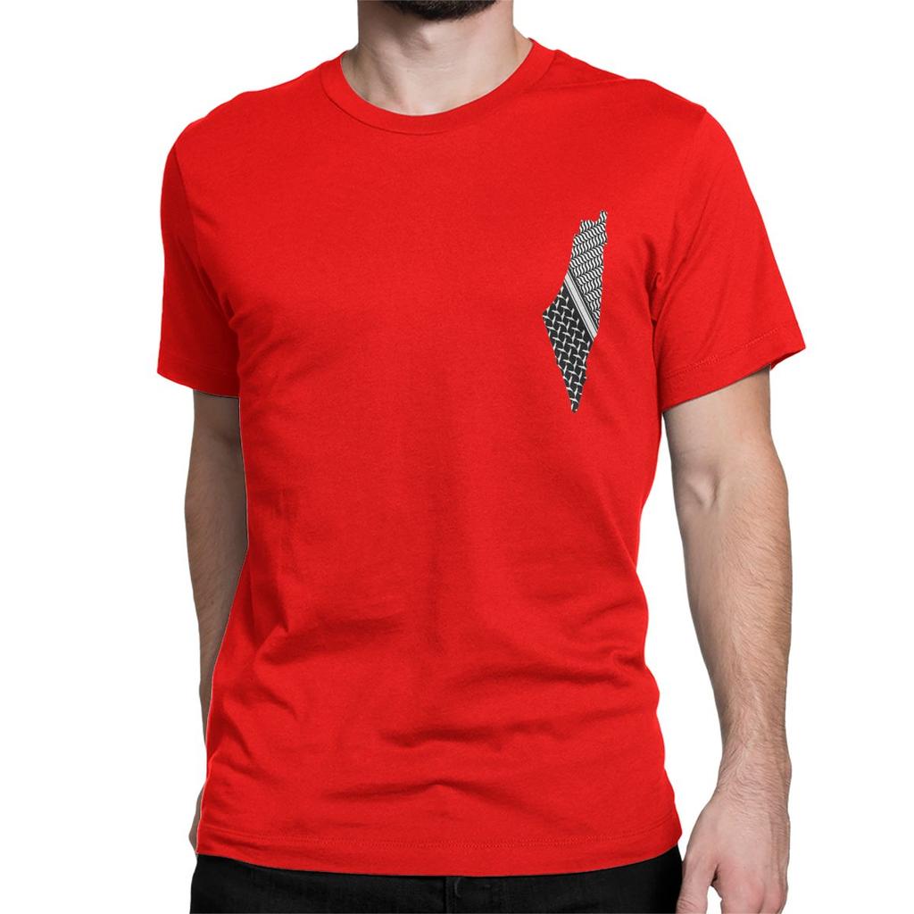 Men Women's Palestinian Tatreez T Shirts Palestines Kufiya Keffiyeh 100% Cotton Tops Fashion  O Neck Tee Shirt Adult T-Shirts