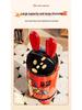 2026 Cute Rabbit Ear Trash Can - Large Capacity with Lid, High-End Design for Home & Living Room