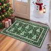 Christmas Festival Decoration Entrance Door Corridor Carpet Non-Slip And Stain-Resistant Mat Home Decoration