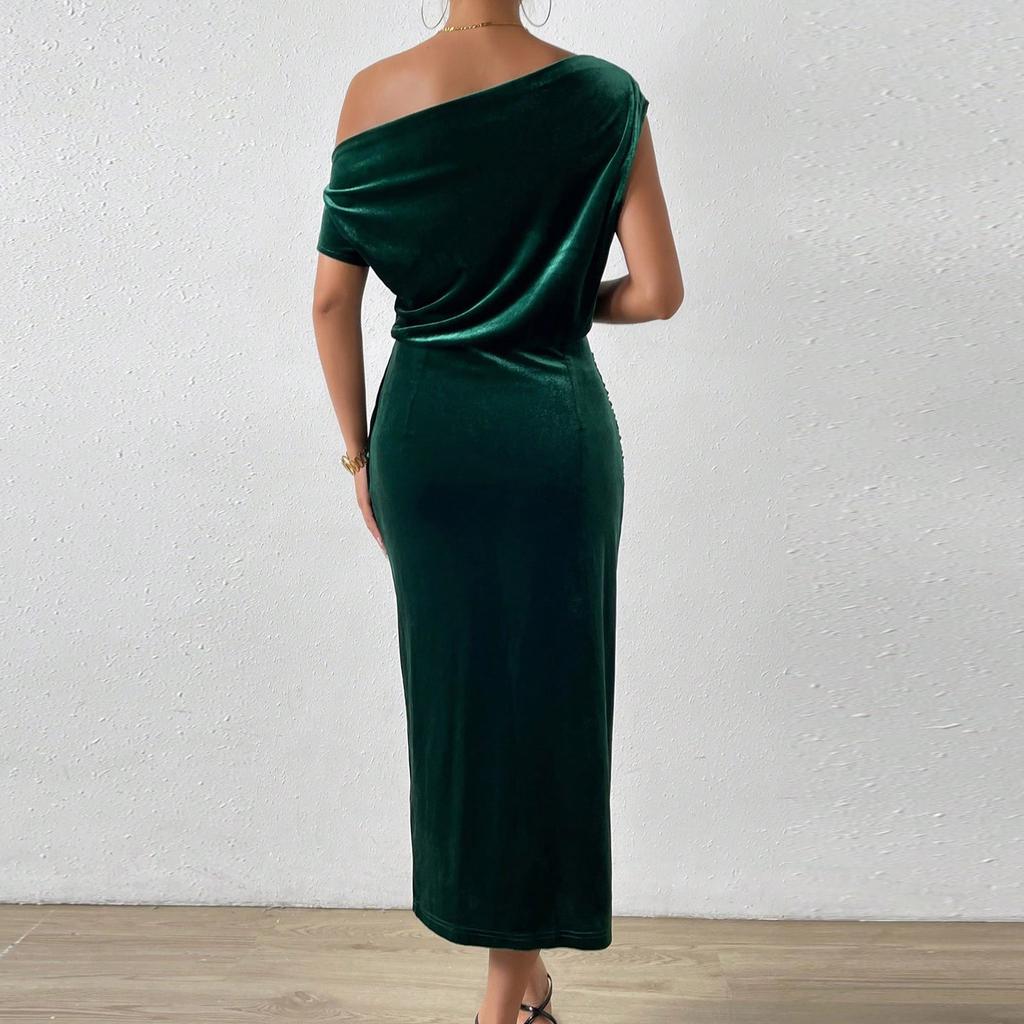 Lässiges, modisches, sexy, bequemes, einfarbiges, cooles, atmungsaktives, ärmelloses Kleid für Damen