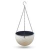 Upper Diameter 16.5Cm Rattan Plastic Hanging Basket Succulent Green Plant Hanging Pot Honeycomb Hanging Pot