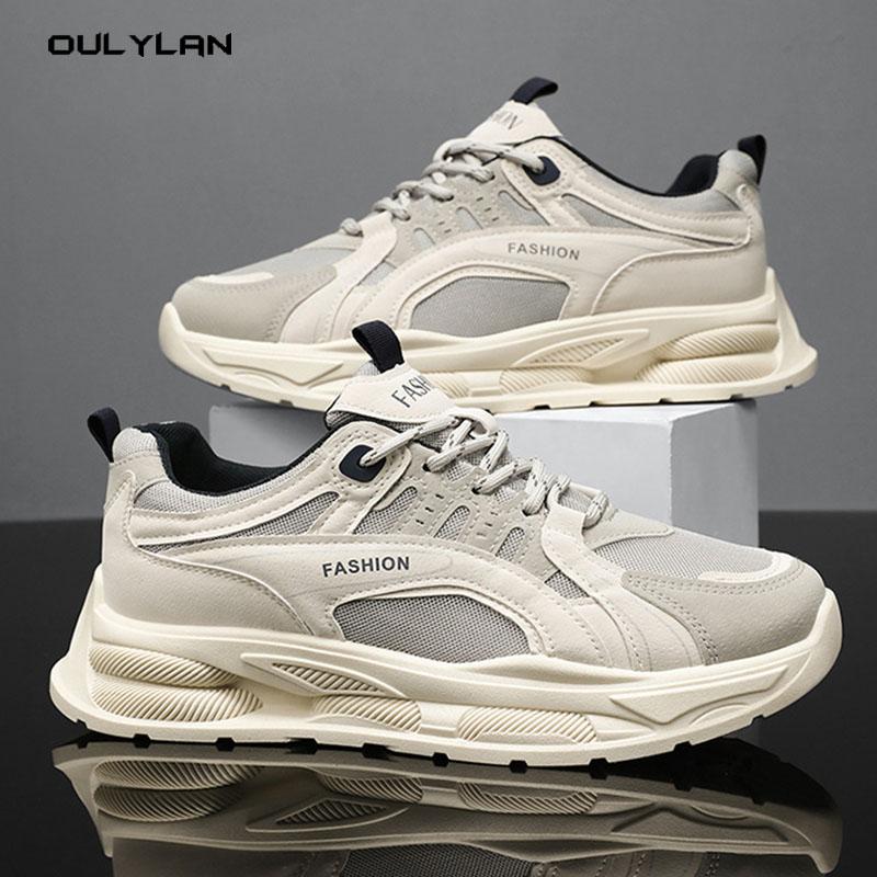 Summer Men'S Shoes New Breathable Mesh Shoes Men Trend All Match Platform Sneakers Casual Shark Shoes