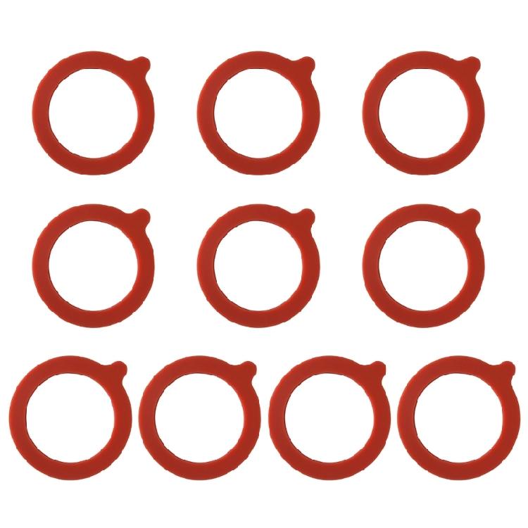 

10Pcs Leakproof Canning Seals Silicone Jar Gaskets Food Storege Jars Replacement Seals Rings for Preserving Jars 1