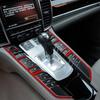 Red Carbon Fiber Car Center Console Panel Sticker For Porsche Panamera 10-16