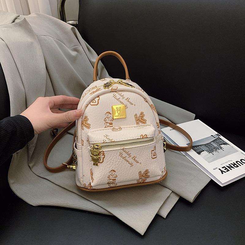 Niche new student schoolbag women spring and summer fashion casual small backpack leisure travel backpack