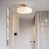 Vintage Glass Ceiling Light G80 Bulb For Living Room Entrance Bedroom Hallway Cloakroom Balcony Indoor Lighting Fixtures