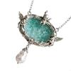 Embossed Detail Clavicle Chain Retro Design Wishing Fountain Necklace  Party Occasion