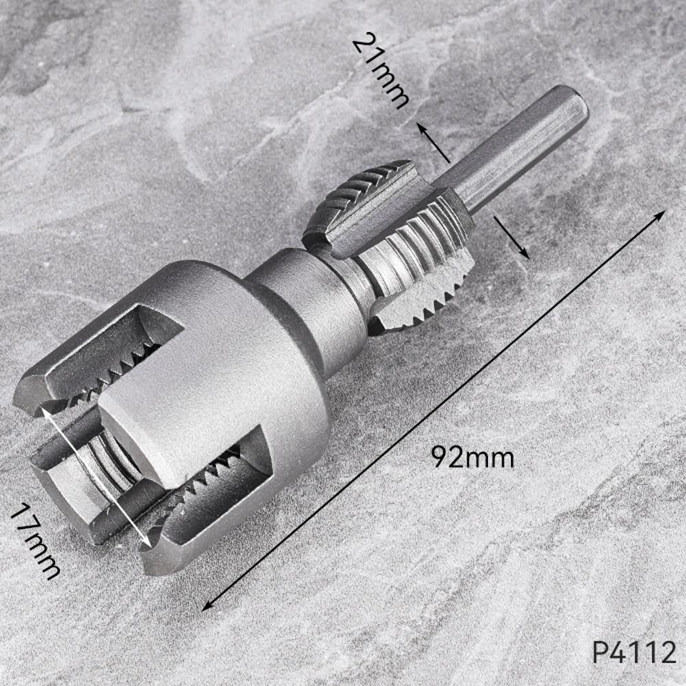 DN15 DN20 Pipe Threading Tool Hex Shank Die Internal External Threads 4/6 Points Pvc Pipe Threader Kit PPR Water Pipe Opener Tap