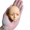 Soft PVC 1/6 MJD Doll Head Handmade BJD Doll's Head New No Makeup Doll Head  Practice Makeup