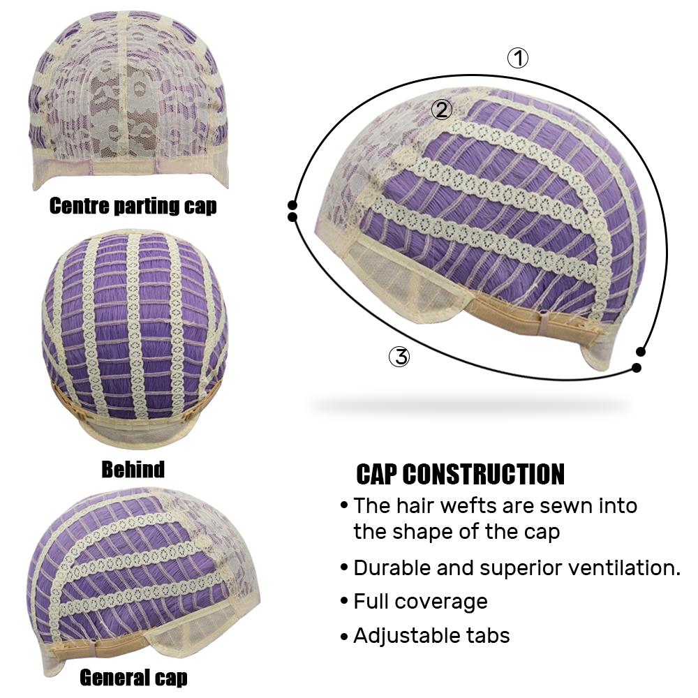 Purple Body Wave Synthetic Wigs For Women Long Ombre Cosplay Party Colorful Wig Natural Hair Heat Resistant Pelucas De Mujer