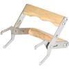 Durable Stainless Steel Beekeeper Frame Holder With Ergonomic Wooden Handle Suitable For Beekeeping Safety And Comfort