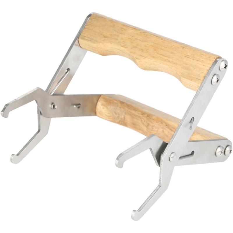 

Professional Nonslip Rustproof Metal Beekeeping Tool With Smooth Wooden Grip For Effortlessly Honeycomb Frame Removal 1