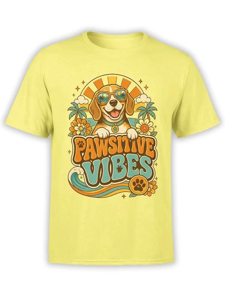 Pawsitive Vibes Dog Tshirt Unisex S