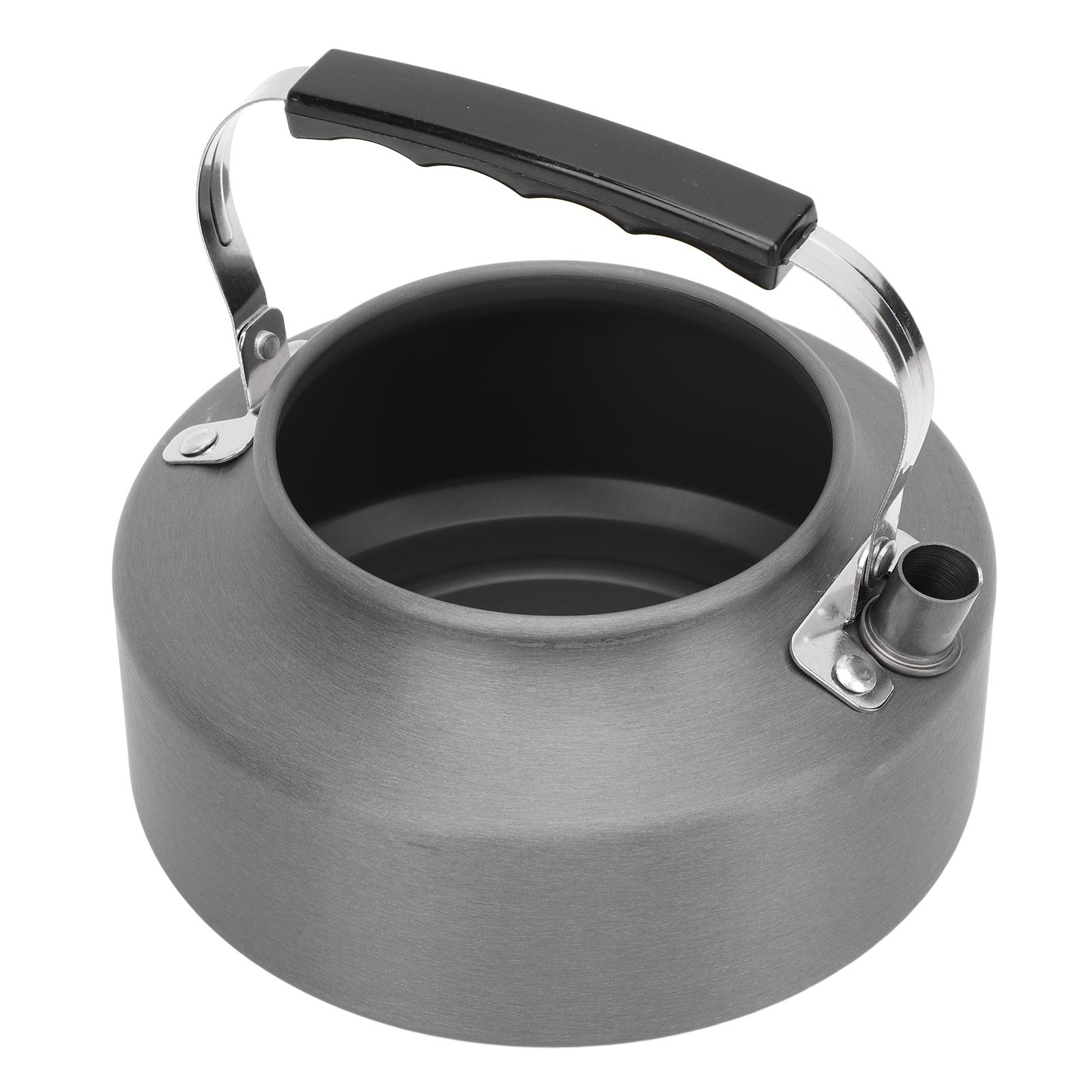 

Походный чайник 1,1 л Вместимость Алюминиевый сплав Жаростойкий Портативный для плиты Чайник для кофе и чая для активного отдыха L